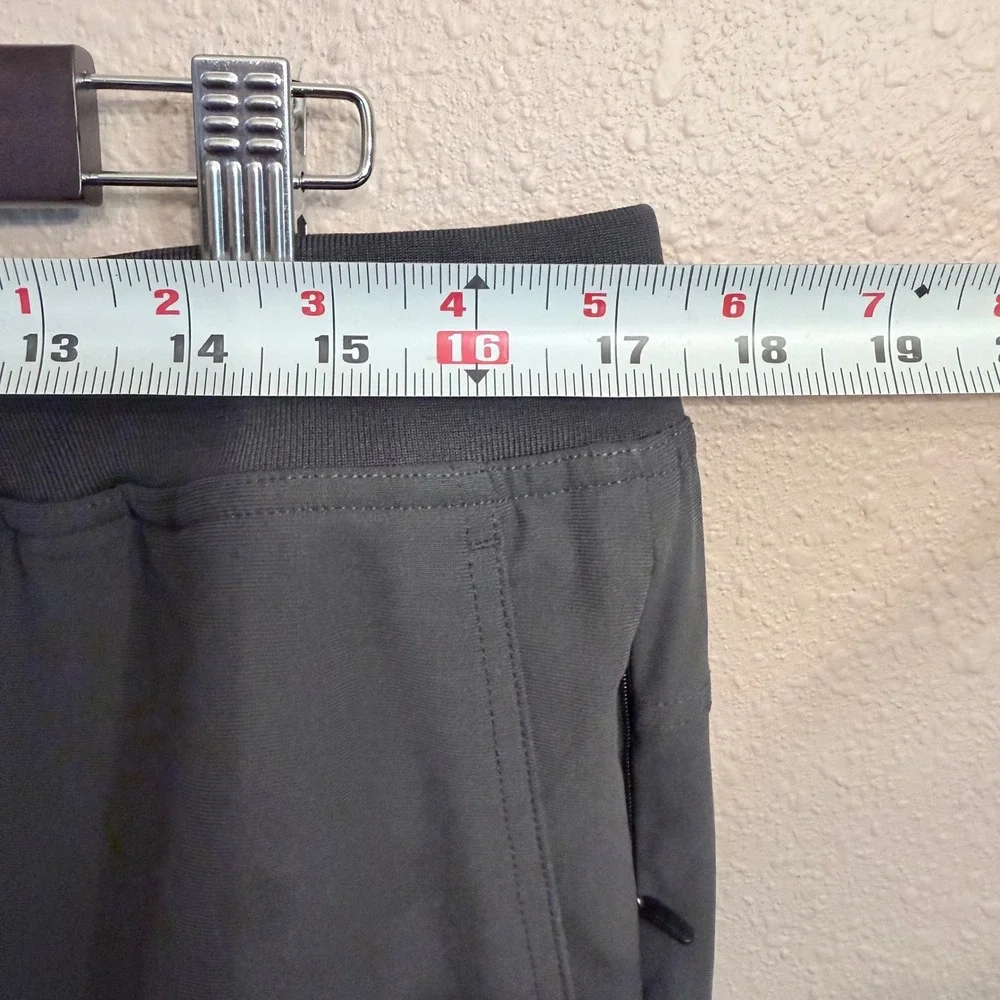 Legends Mens XXL Gray Aviator Jogger Tapered Performance Pants Zipper Pockets